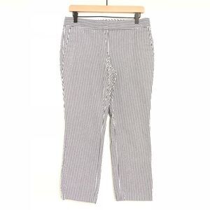 J.Crew Seer Sucker Cropped Pants, Stripe, EUC